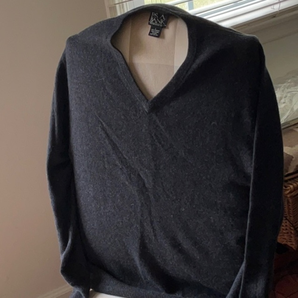 charcoal cashmere sweater